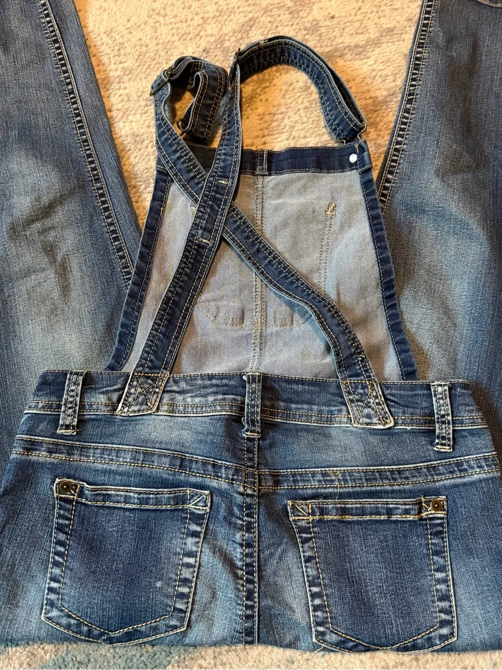 Wallflower Size M Blue Women’s Denim Overalls